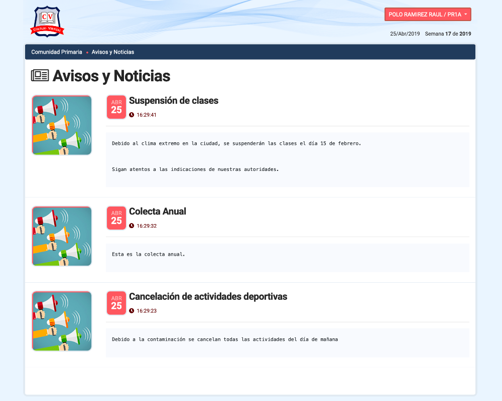 Avisos y Noticias