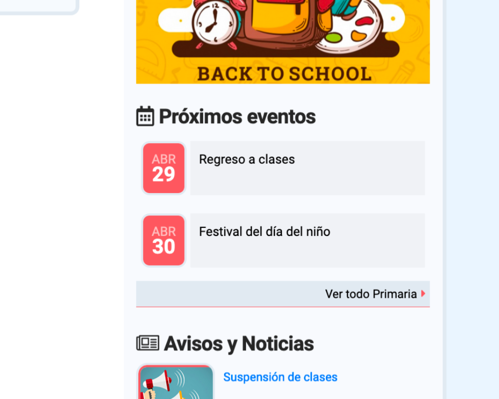 Calendario de actividades