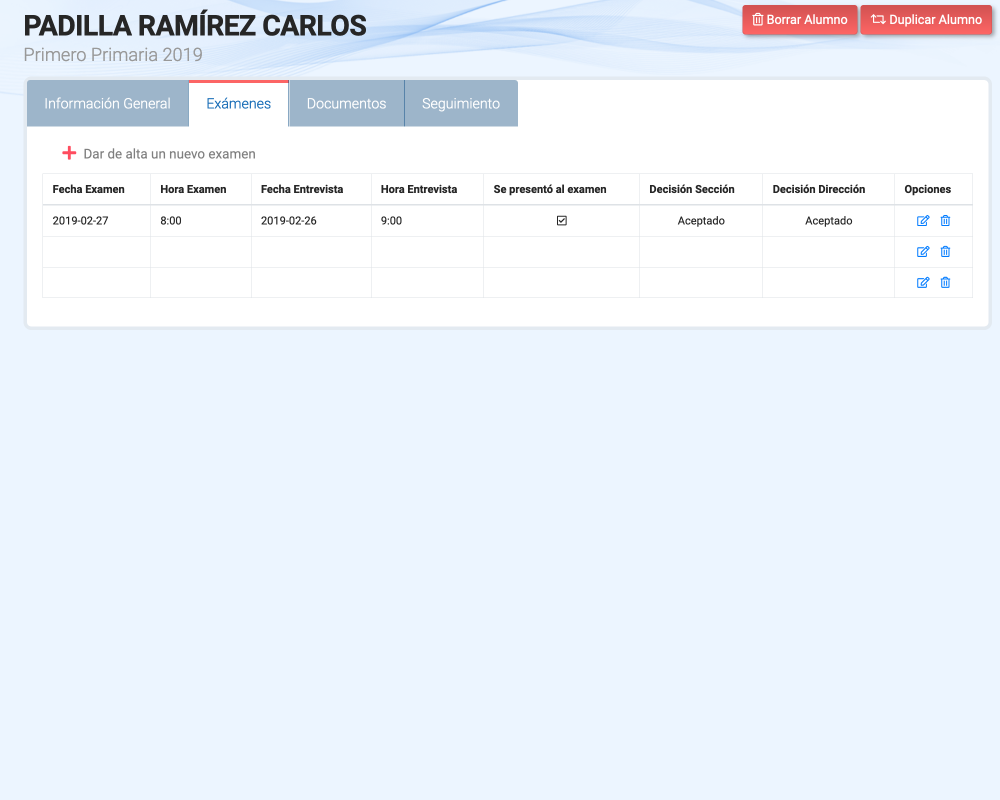 CRM / Admisiones