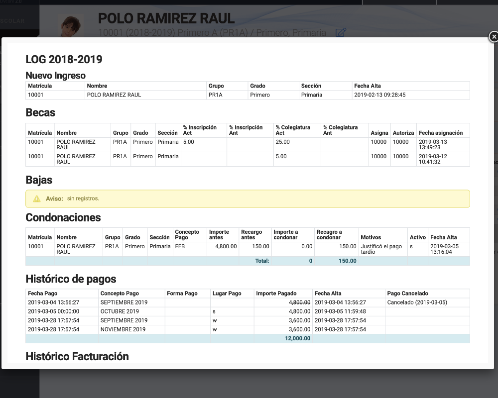 Pagos: Caja