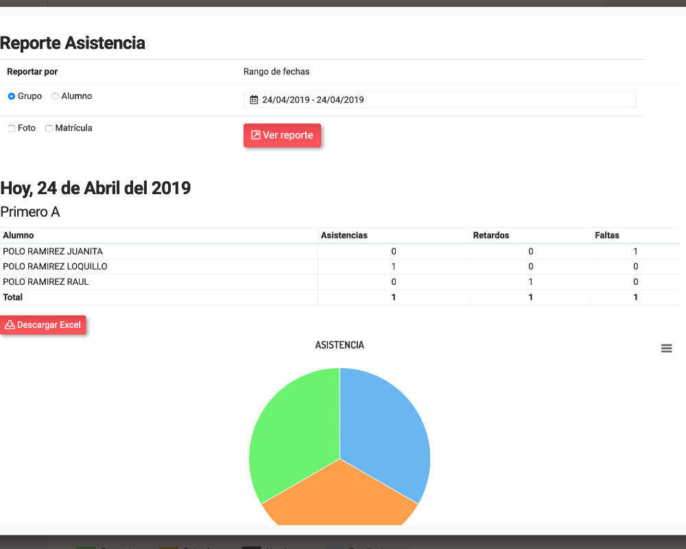 Mi clase: Pase de lista