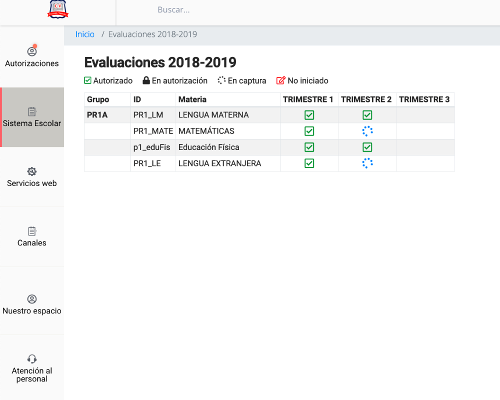 Captura de Calificaciones