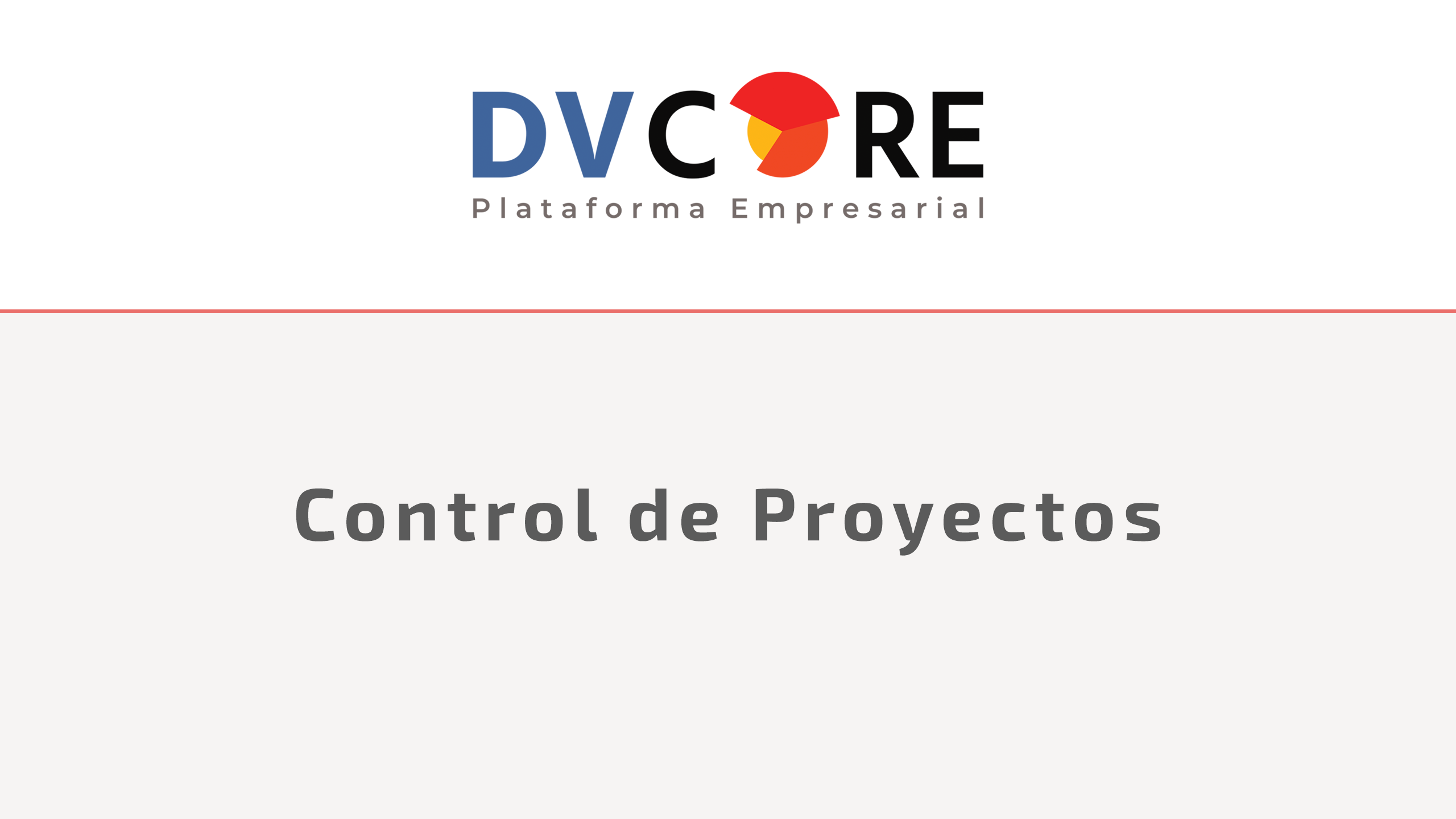 Video / Control de Proyectos